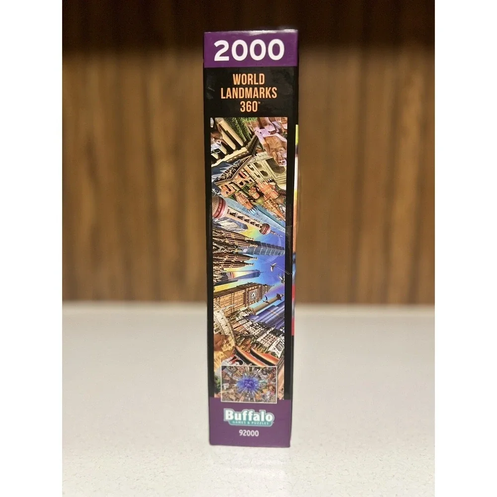 Buffalo Games World Landmarks 360 Jigsaw Puzzle 2000 Pieces family fun gifts